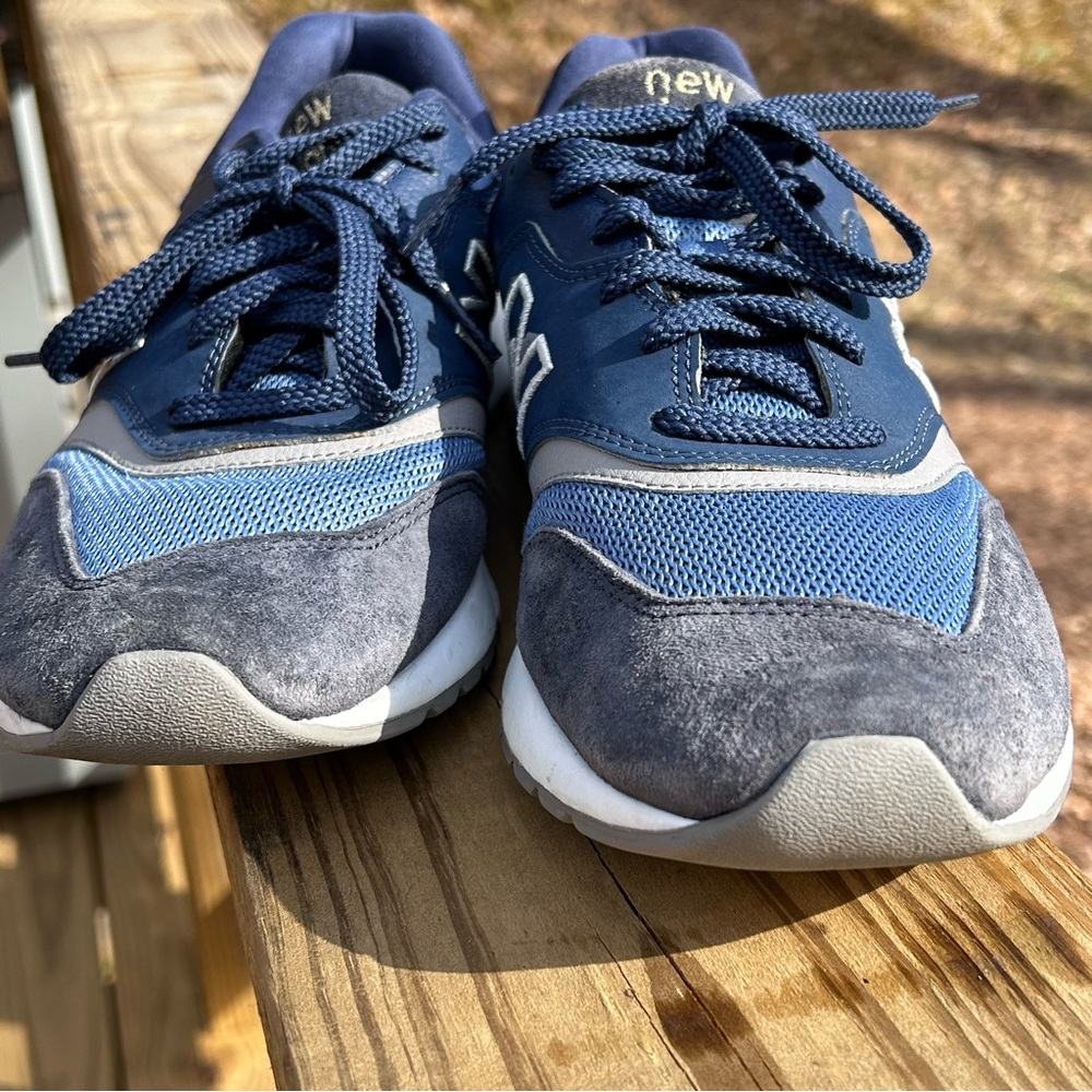 New Balance Blue Purple Indigo Retro Athletic Sneakers 997H Women’s 10.5 - Picture 4 of 15